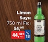 Bim 18 Nisan 2026 Kataloğu Fıçı Limon Suyu 750 ml 