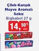 Bim 8 Mayıs 2026 Kataloğu Bigbabol Çilek/Karışık Meyve Aromalı Sakız 27 gr