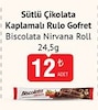 Bim 30 Haziran 2026 Kataloğu Biscolata Nirvana Roll Sütlü Çikolata Kaplamalı Rulo Gofret 24,5 g