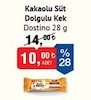 Bim 4 Temmuz 2026 Kataloğu Dostino Kakakolu Süt Dolgulu Kek 28 g