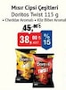 Bim 24 Temmuz 2026 Kataloğu Doritos Twist Közlenmiş Kırmızı Biberli Mısır Cipsi 115 gr