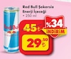 Şok 16 Ekim 2024 Kataloğu Red Bull Sugarfree 250 ml Şekersiz Enerji İçeceği