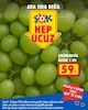 Şok 15 Ağustos 2025 Kataloğu Çekirdeksiz Üzüm 1 kg 