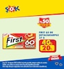 Şok 23 Ağustos 2025 Kataloğu First Infinity 60 Dk Karpuz&Şeftali Aromalı Şekersiz Sakız 27 gr