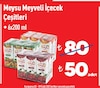 Şok 3 Eylül 2025 Kataloğu Meysu 200 ml 6'lı Paket Şeftali Meyve Suyu