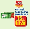 Şok 1 Kasım 2025 Kataloğu First Sensations Yeşil Nane 27 gr Sakız