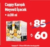 Şok 19 Kasım 2025 Kataloğu Cappy Karışık Meyve Suyu 6x200 ml
