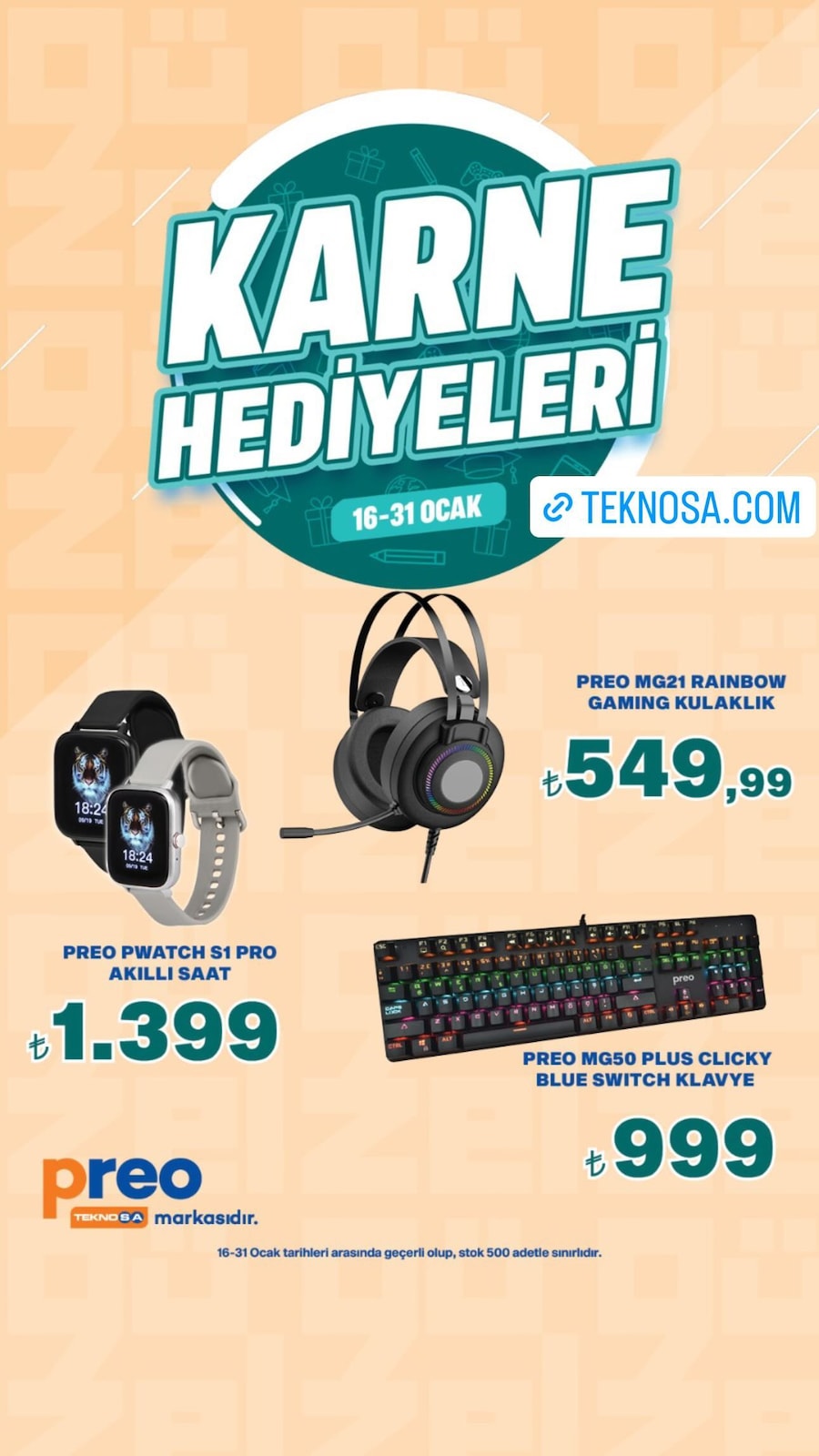 Teknosa 16 Ocak 2024 Aktüel Kataloğu İndirim Broşürü Akakçe Aktüel