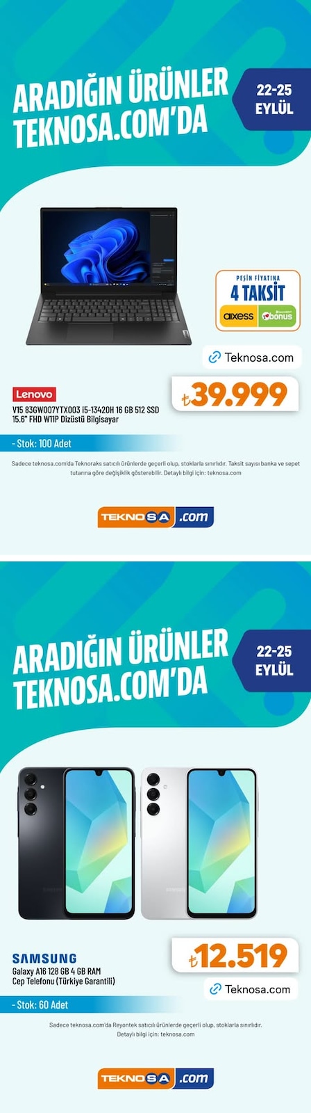 Teknosa kataloğu