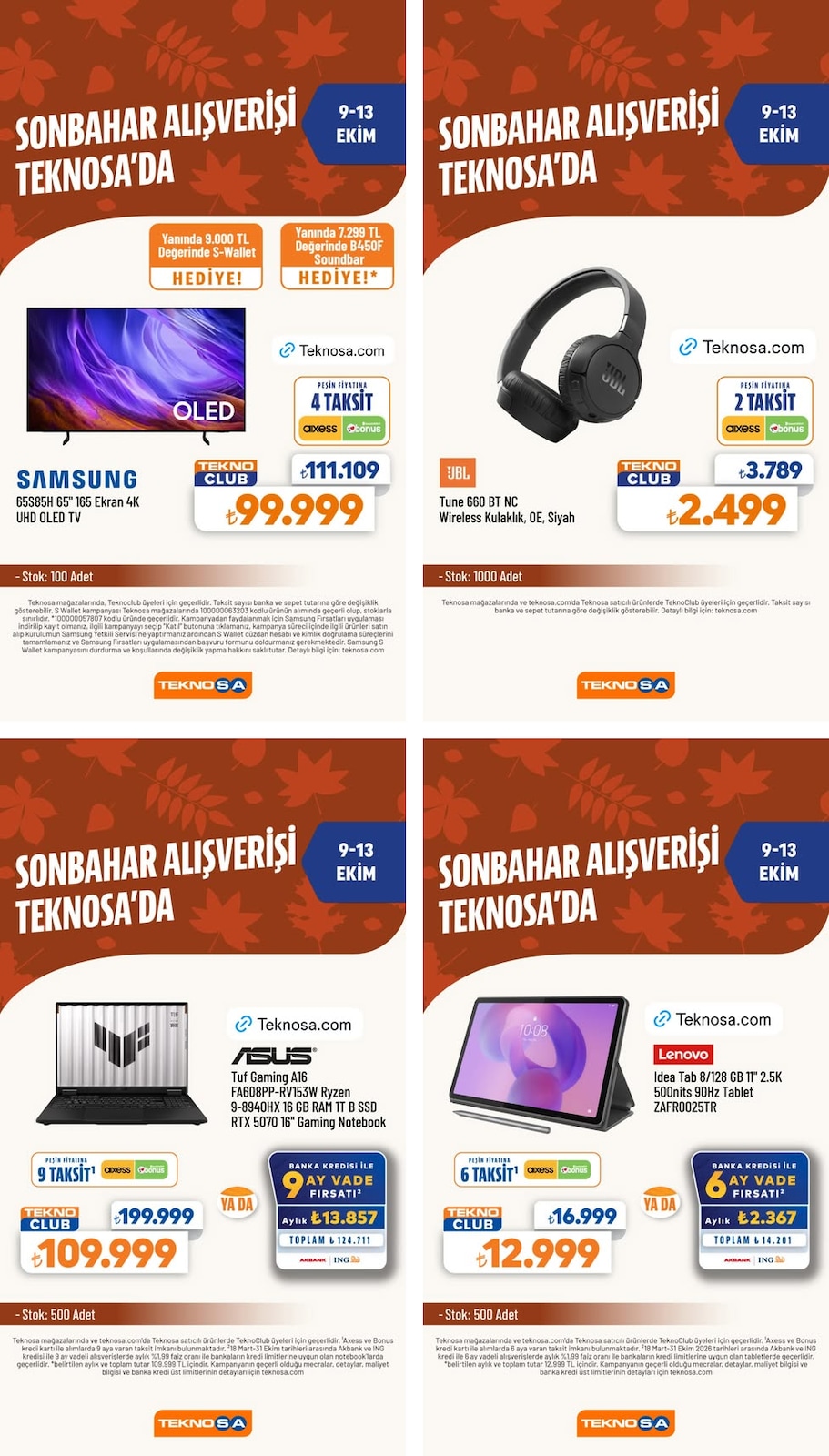 Teknosa kataloğu