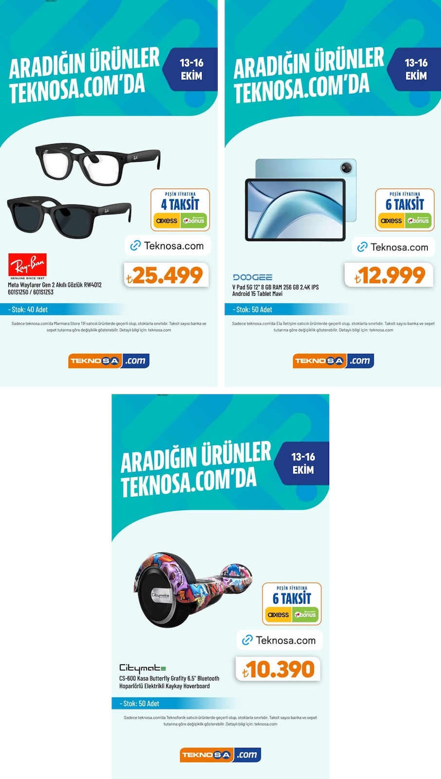 Teknosa kataloğu