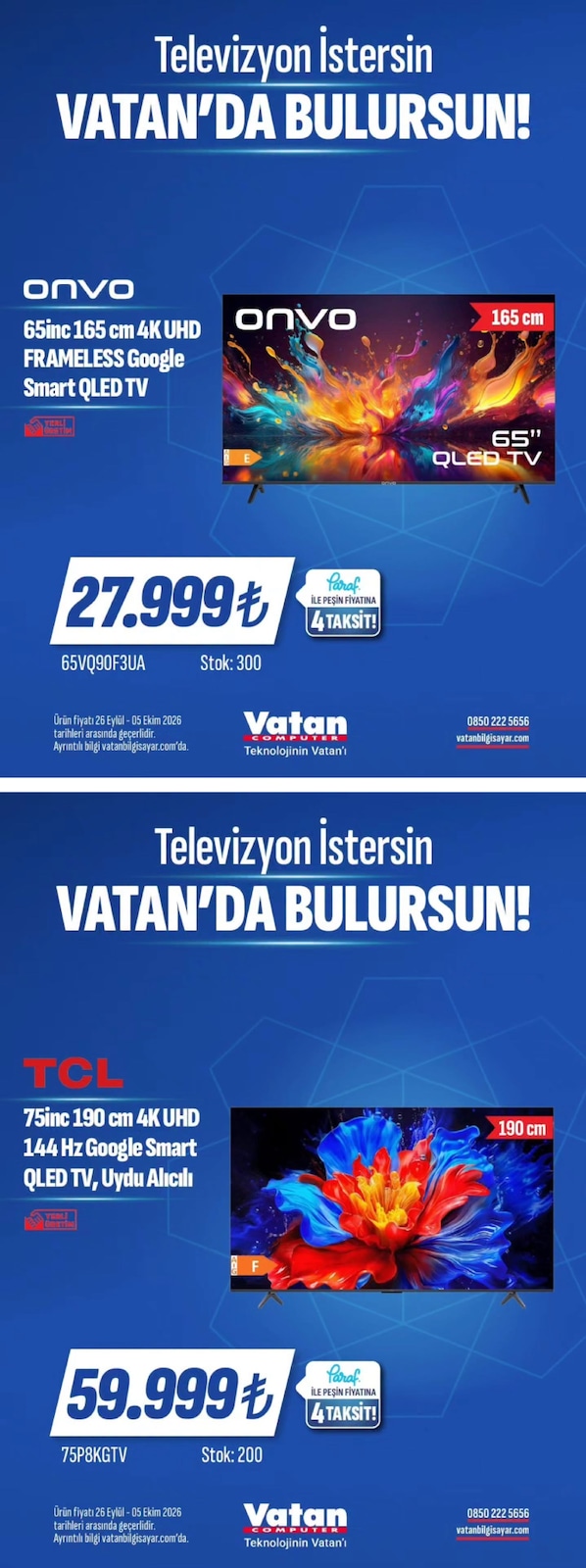 Vatan 26 Eylül 2026 Instagram Fırsatları