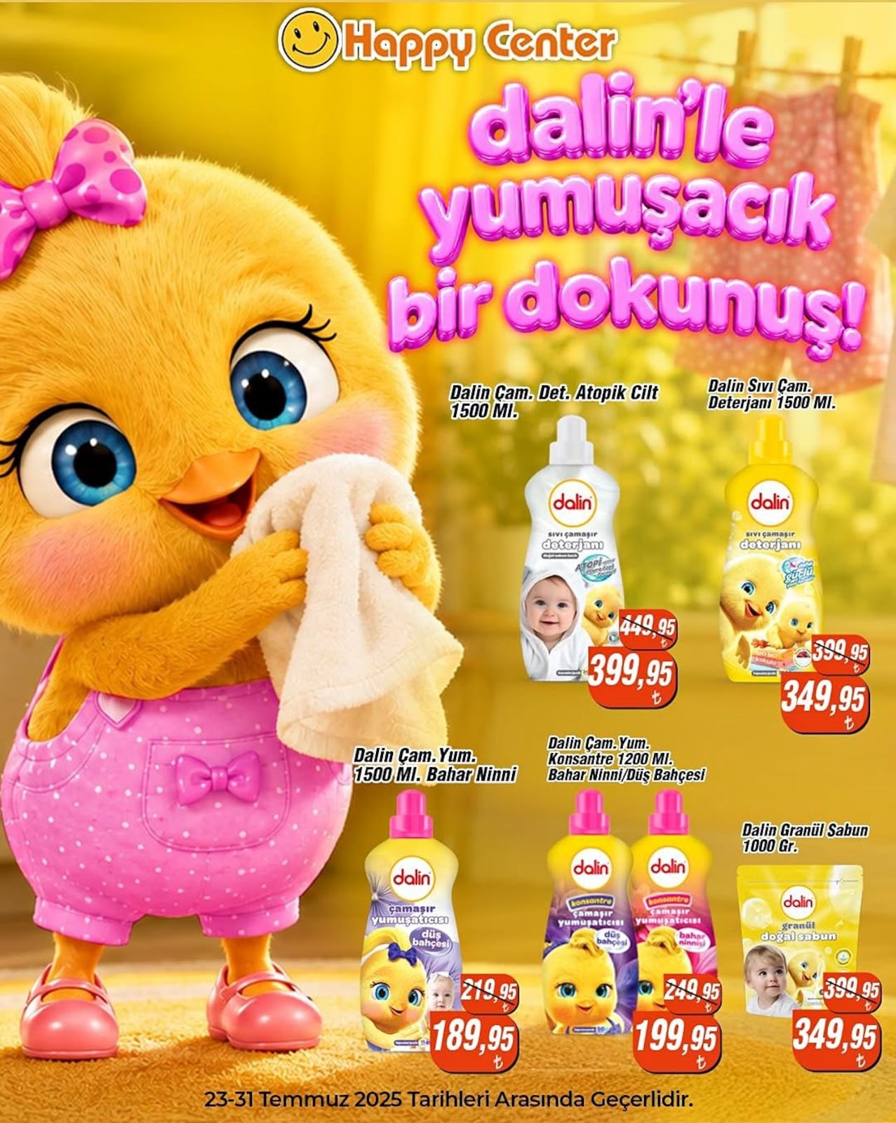 Happy Center 23 Temmuz 2026 İndirim Kataloğu