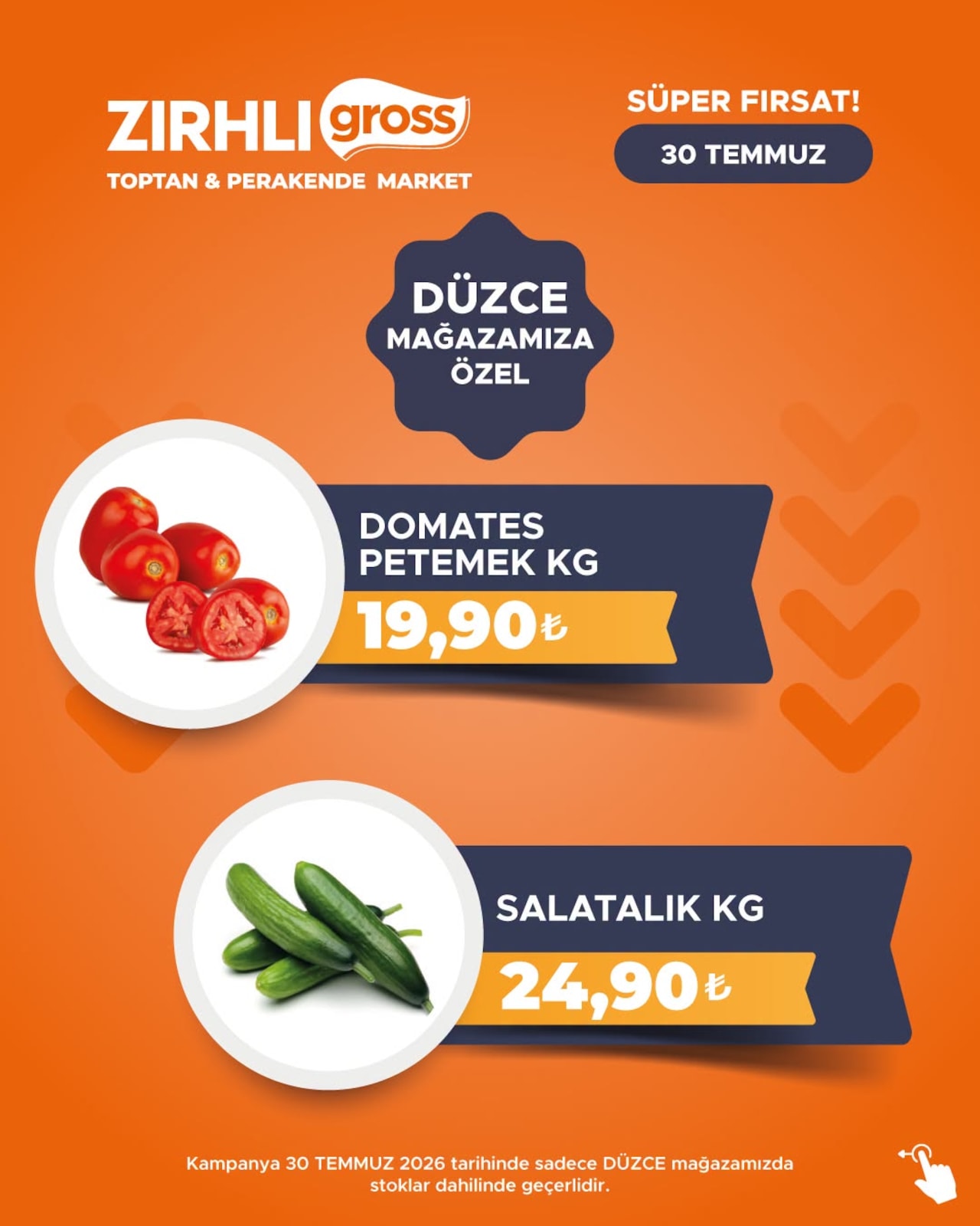 Zırhlı 30 Temmuz 2026 İndirim Kataloğu