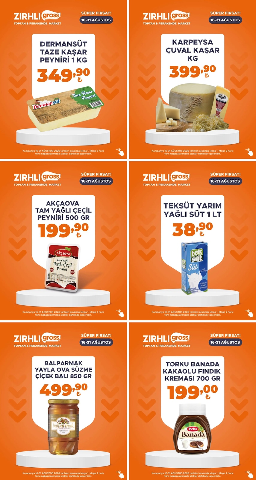 Zırhlı 16 Ağustos 2026 Et ve Kasap İndirimleri