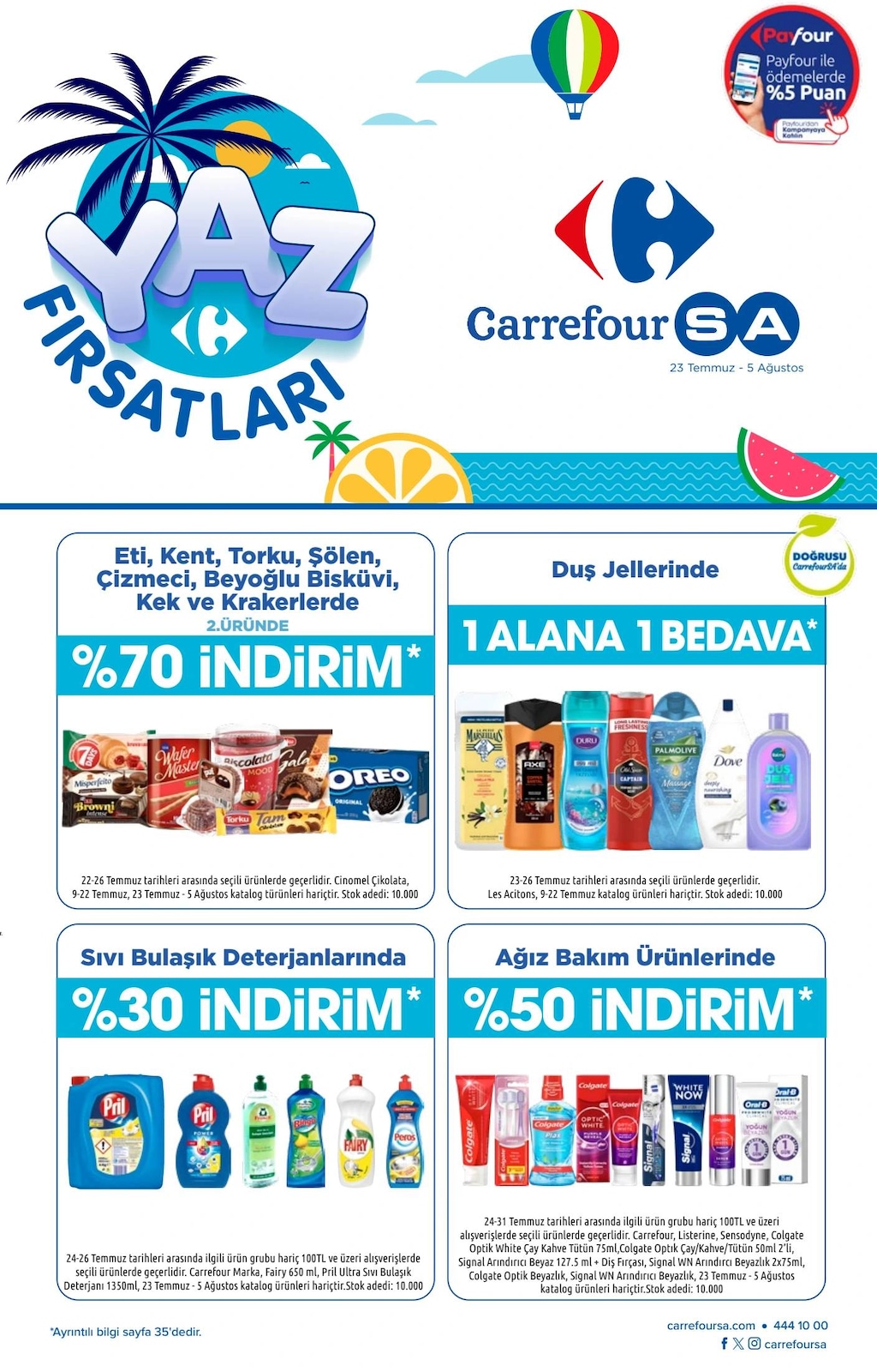 CarrefourSA 23 Temmuz 2026 İndirim Kataloğu