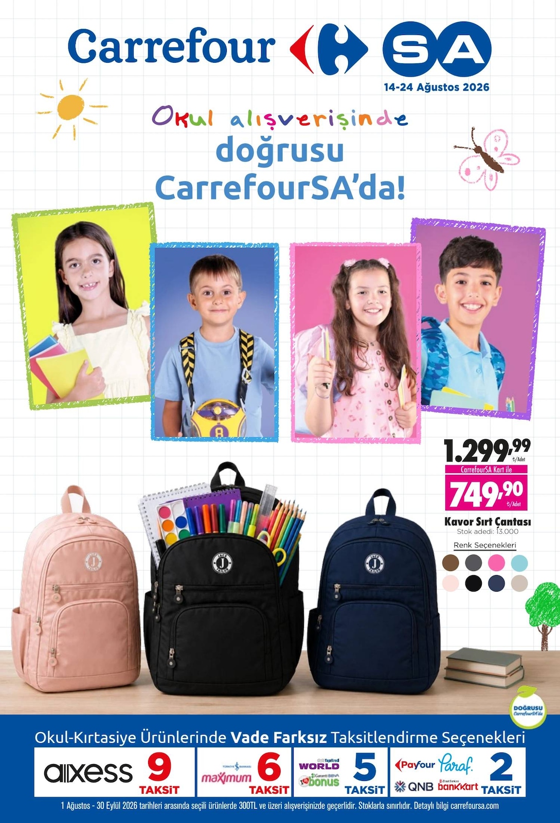 CarrefourSA 14 Ağustos 2026 Aktüel Katalog