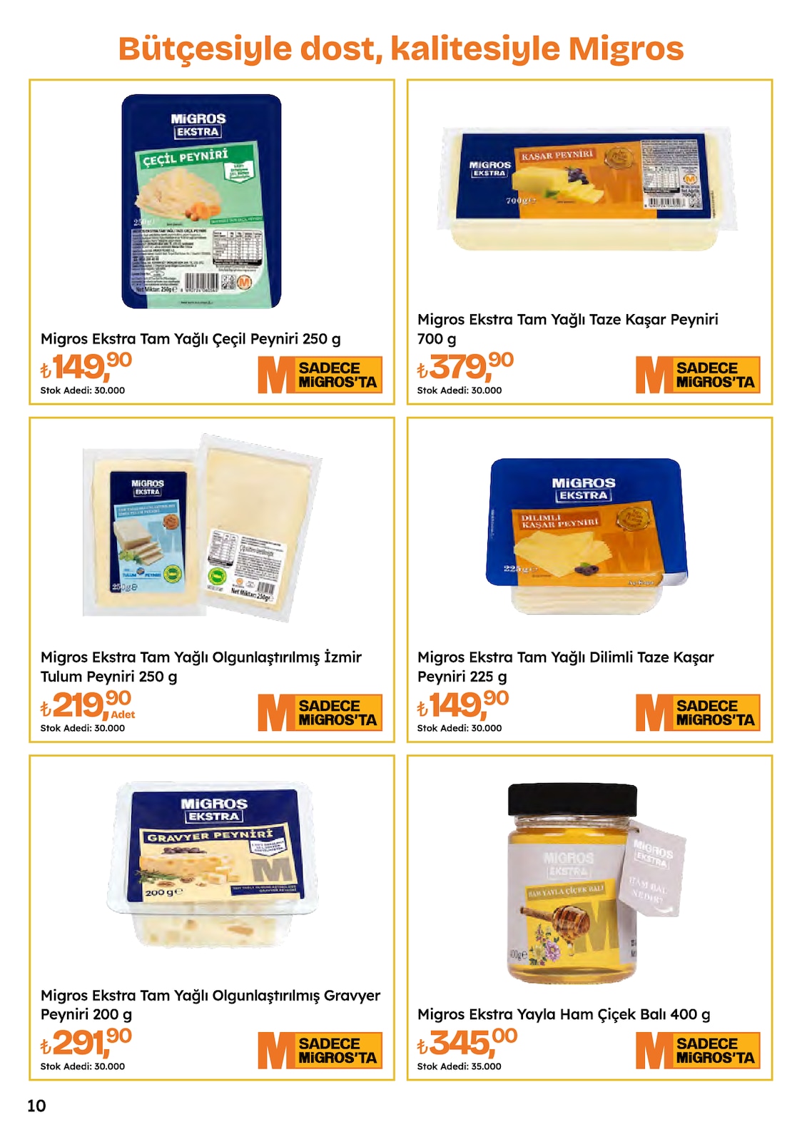 Migros katalog sayfa 10