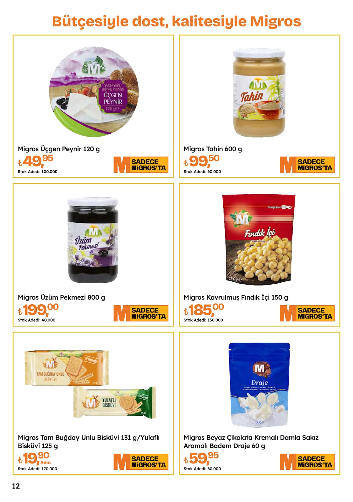 Migros katalog sayfa 12