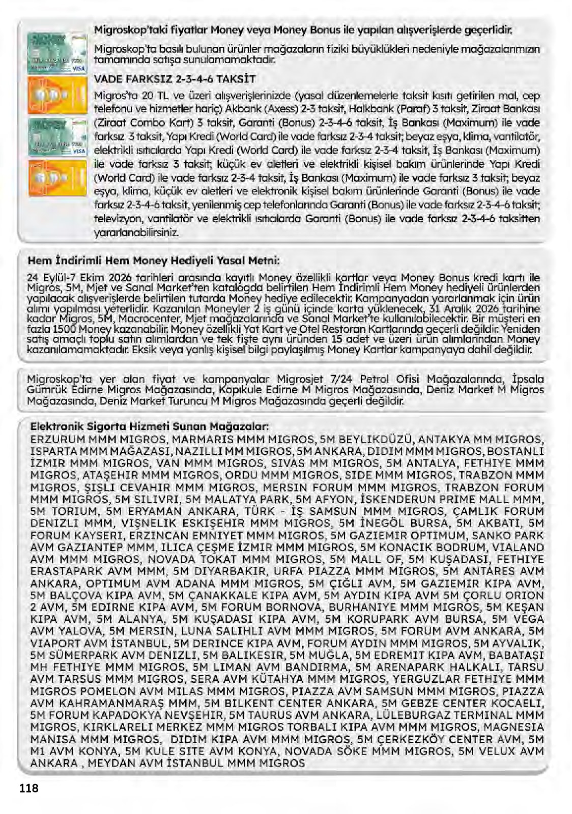 Migros katalog sayfa 118