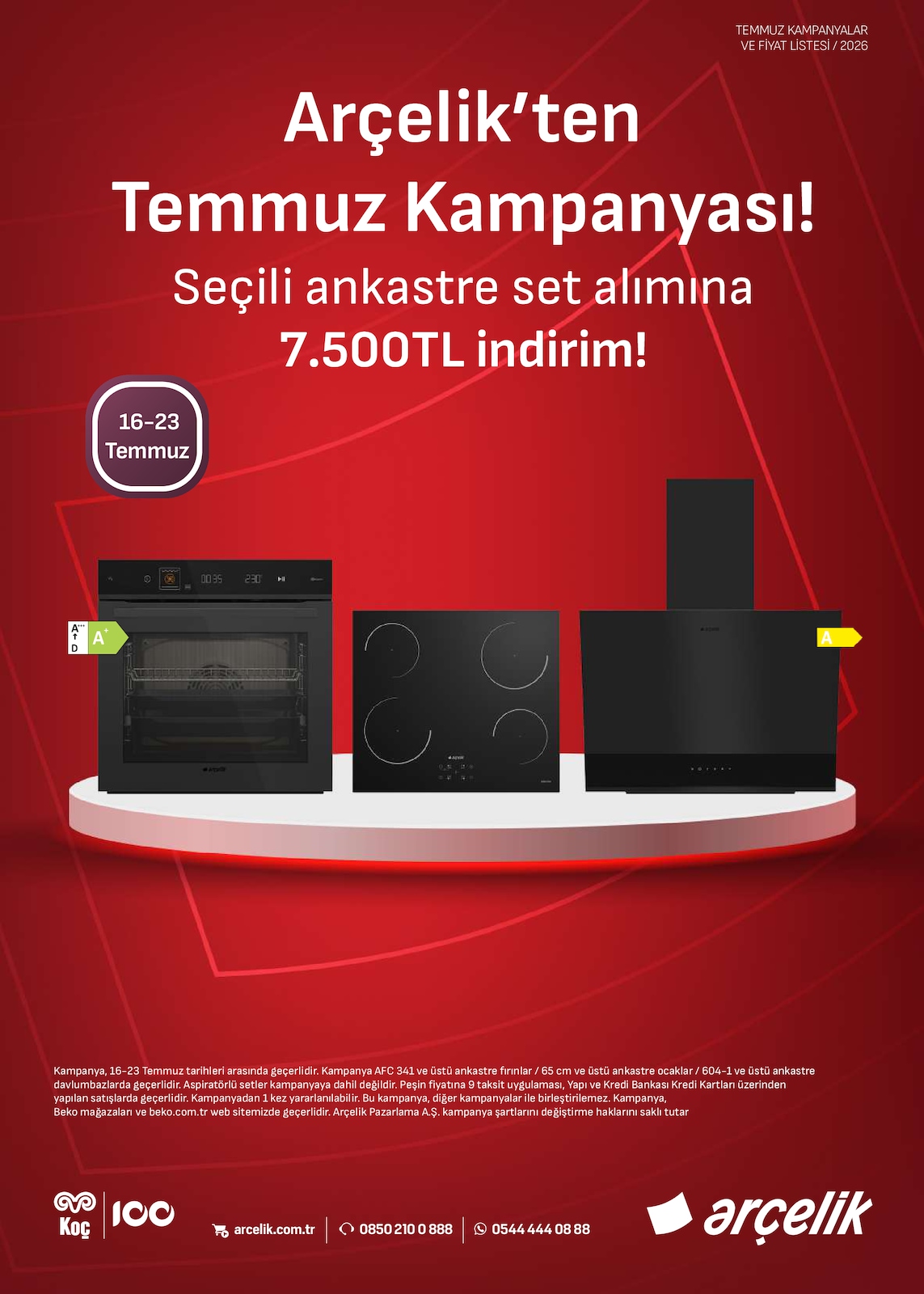 Arçelik 16 Temmuz 2026 Aktüel Katalog