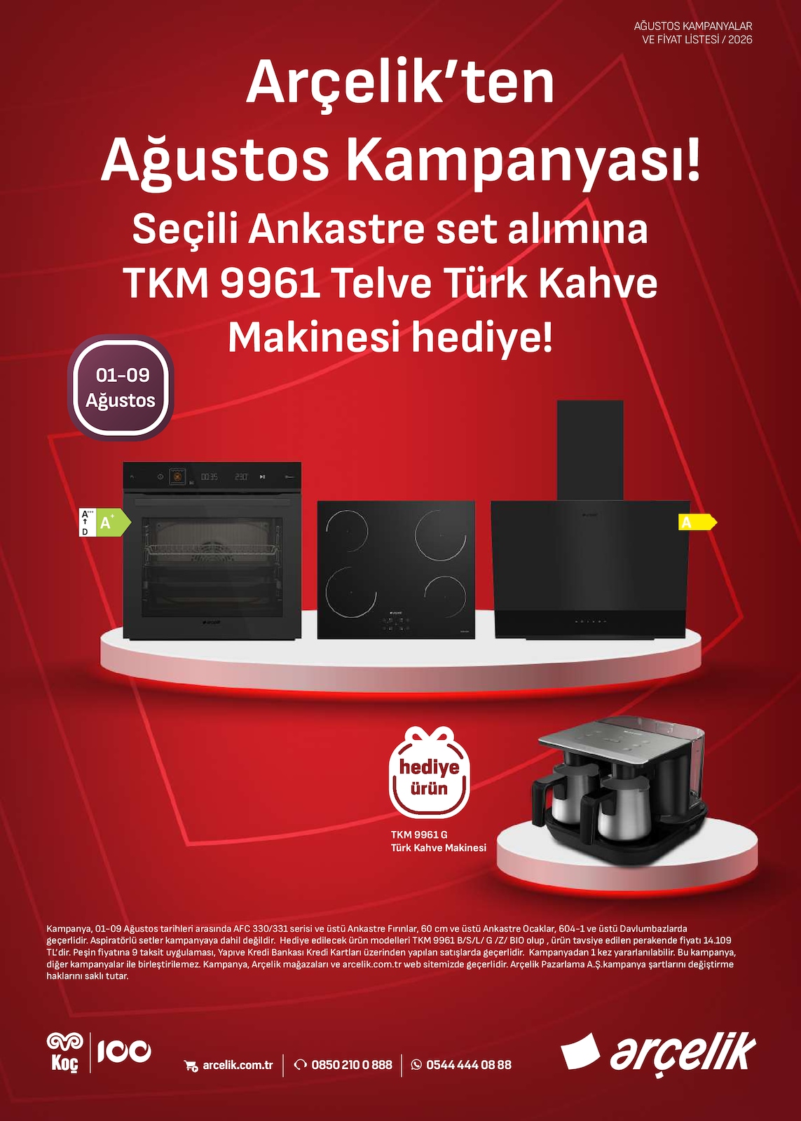 Arçelik 1 Ağustos 2026 Aktüel Katalog