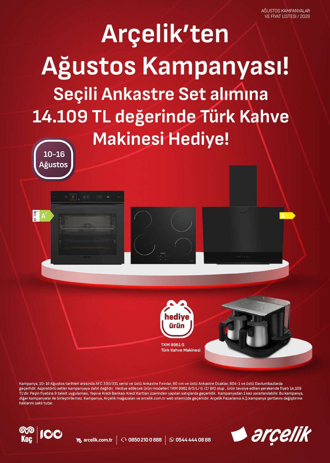 Arçelik 10 Ağustos 2026 Aktüel Katalog