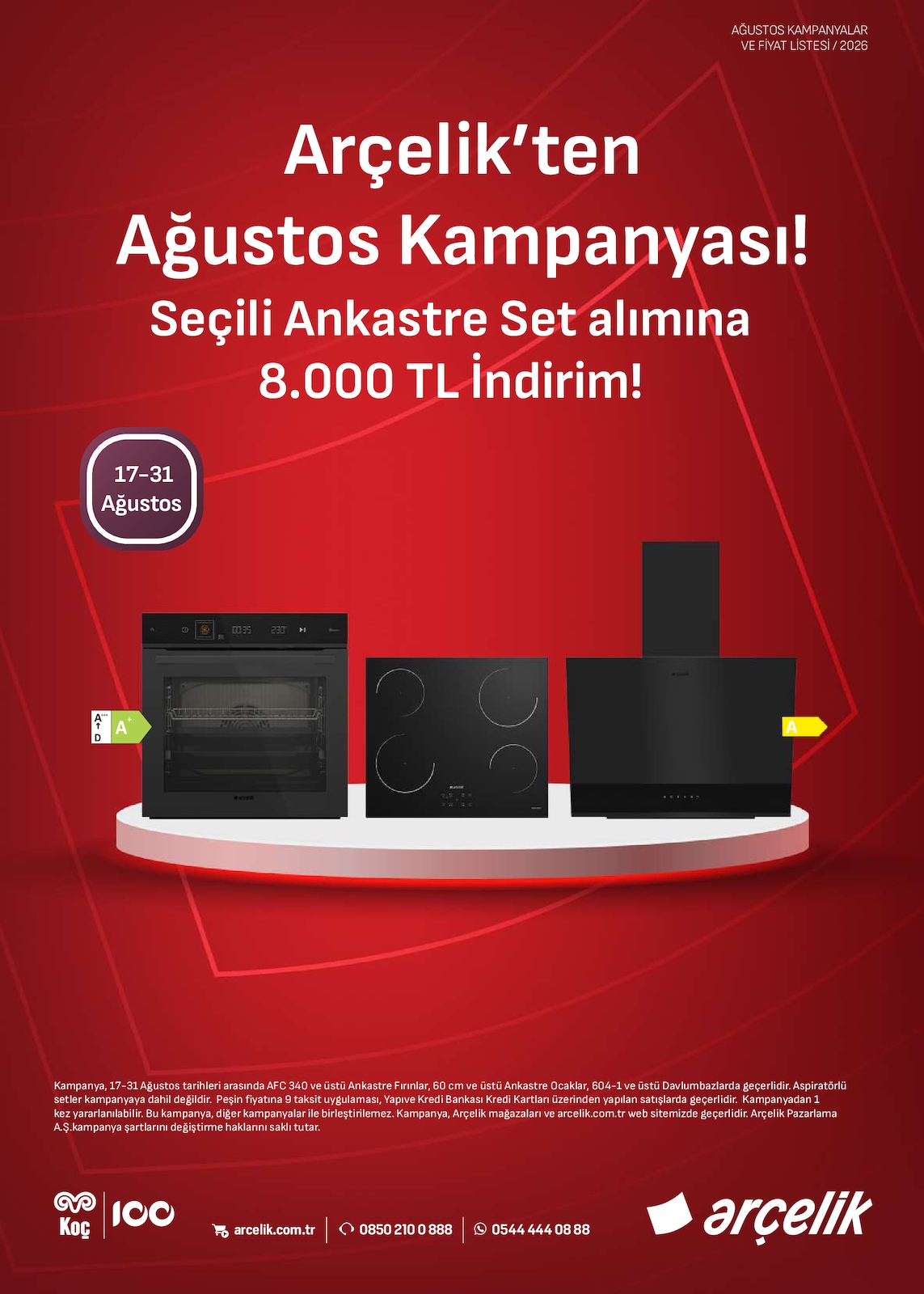 Arçelik 17 Ağustos 2026 Aktüel Katalog