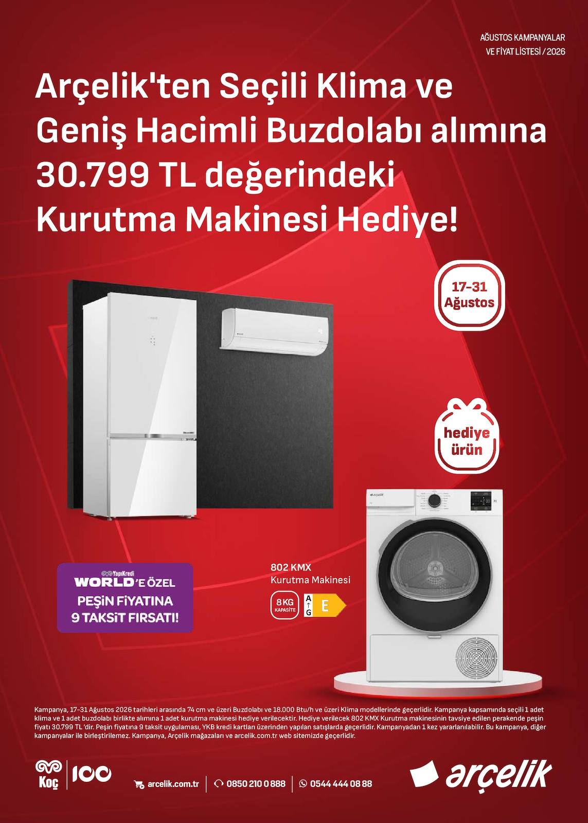 Arçelik 17 Ağustos 2026 Aktüel Katalog
