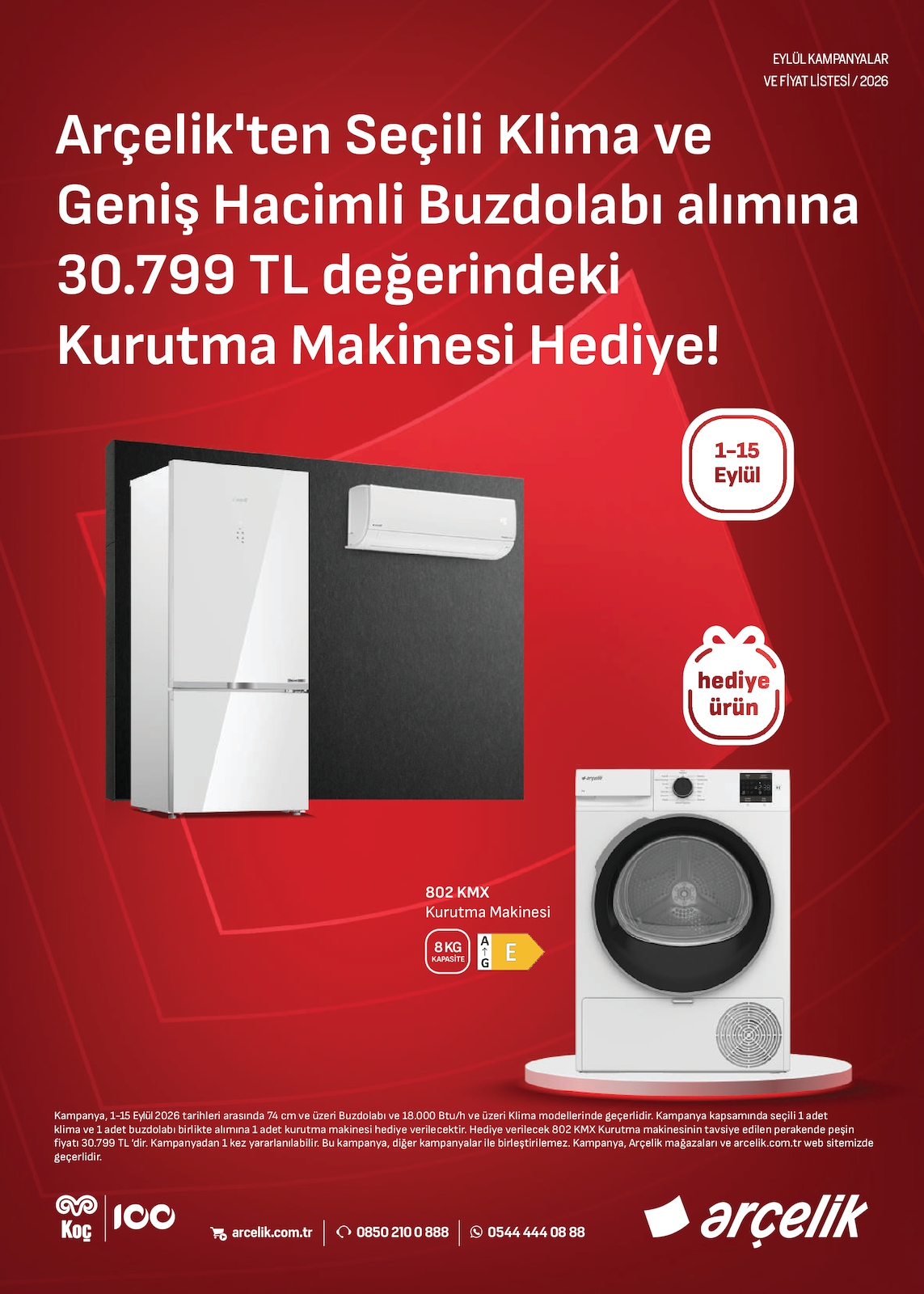 Arçelik 1 Eylül 2026 Aktüel Katalog