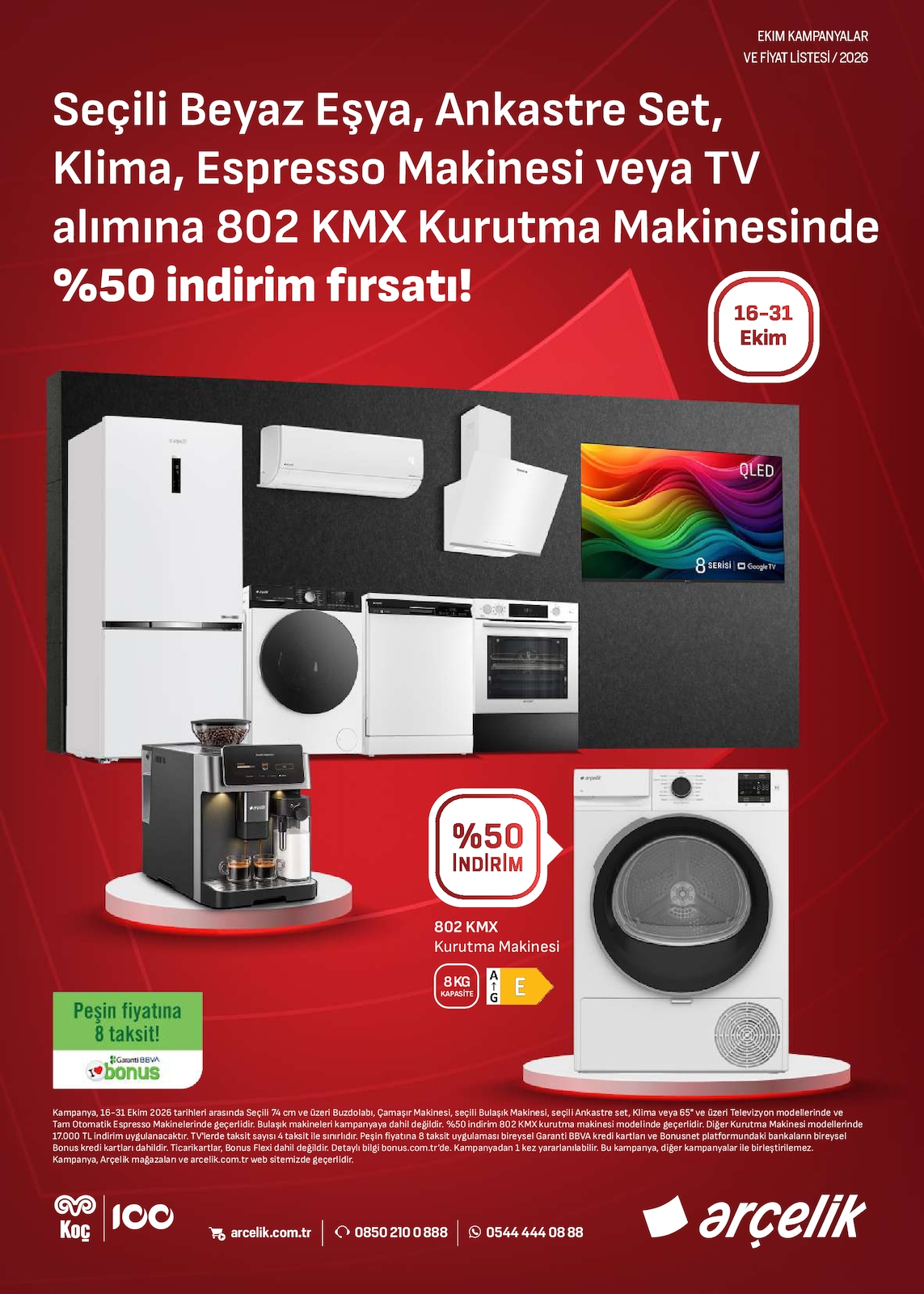 Arçelik 16 Ekim 2026 Aktüel Katalog
