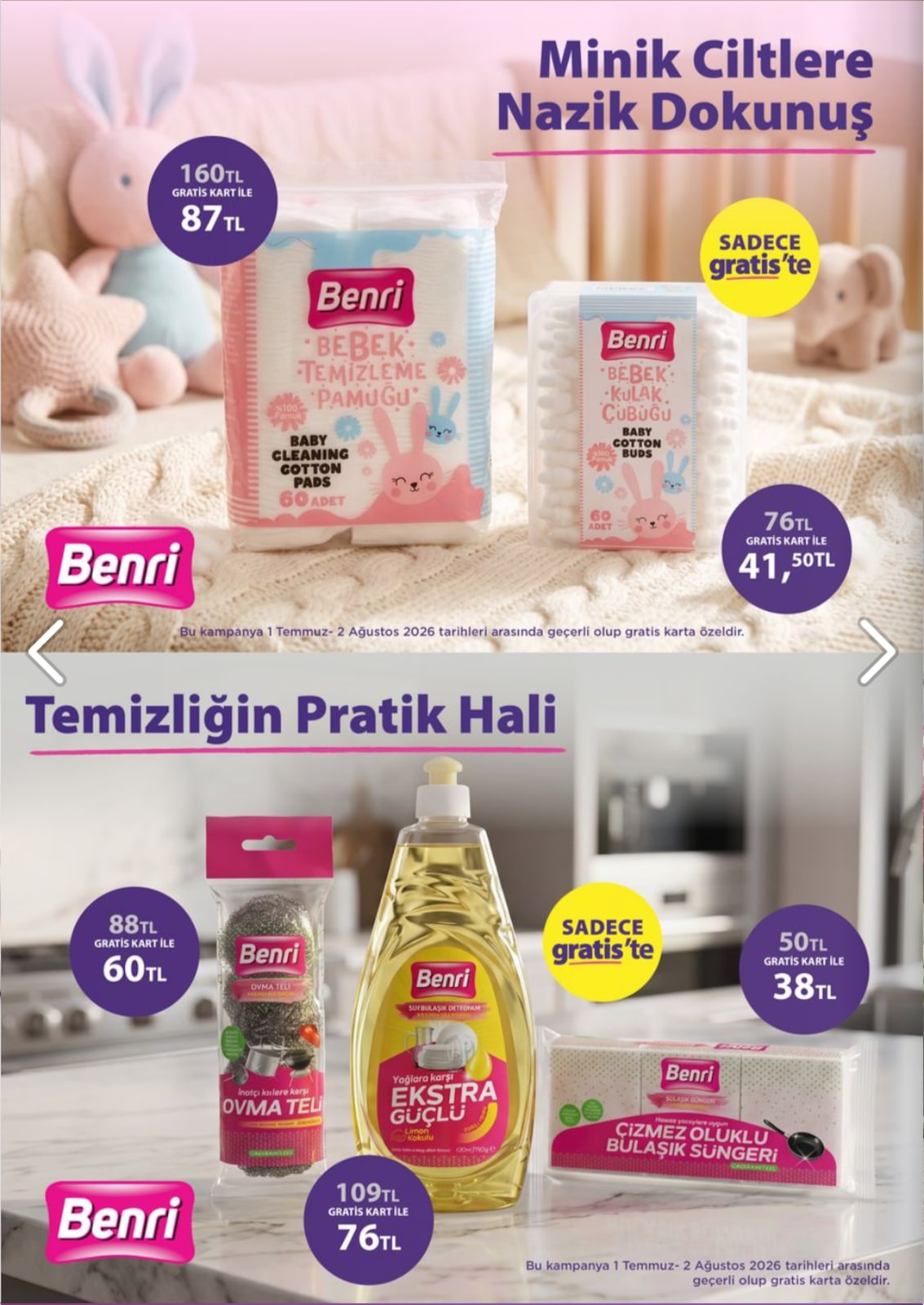 Gratis 1 Temmuz 2026 Aktüel Kataloğu - sayfa 58