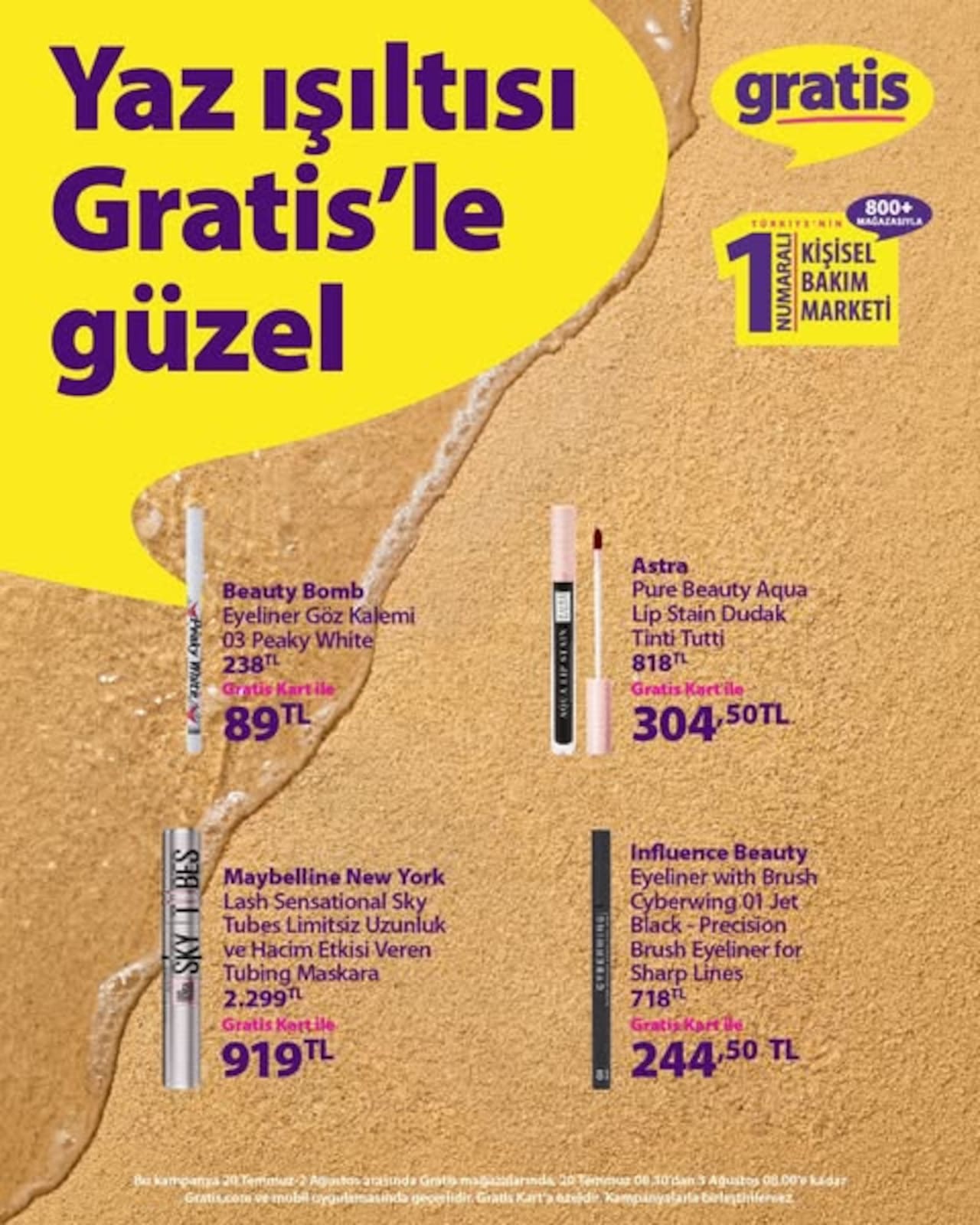 Gratis 20 Temmuz 2026 Instagram Fırsatları