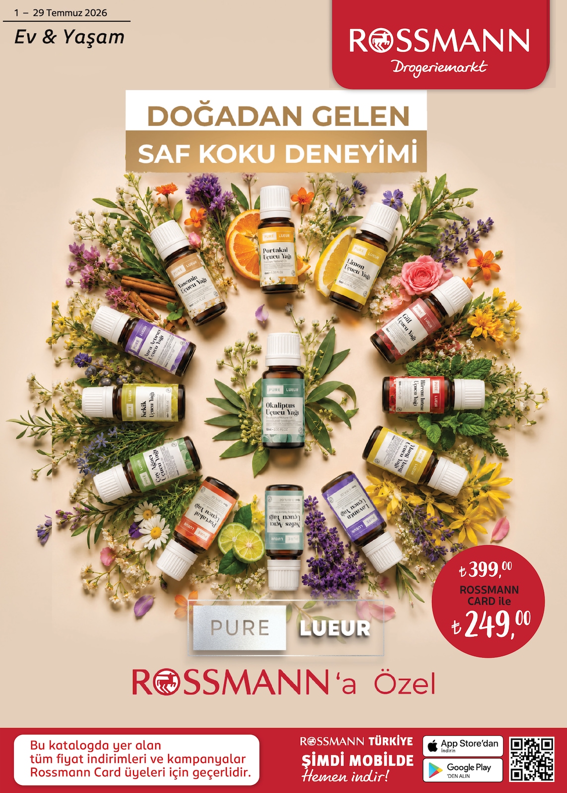 Rossmann 1 Temmuz 2026 Ev ve Yaşam Kataloğu