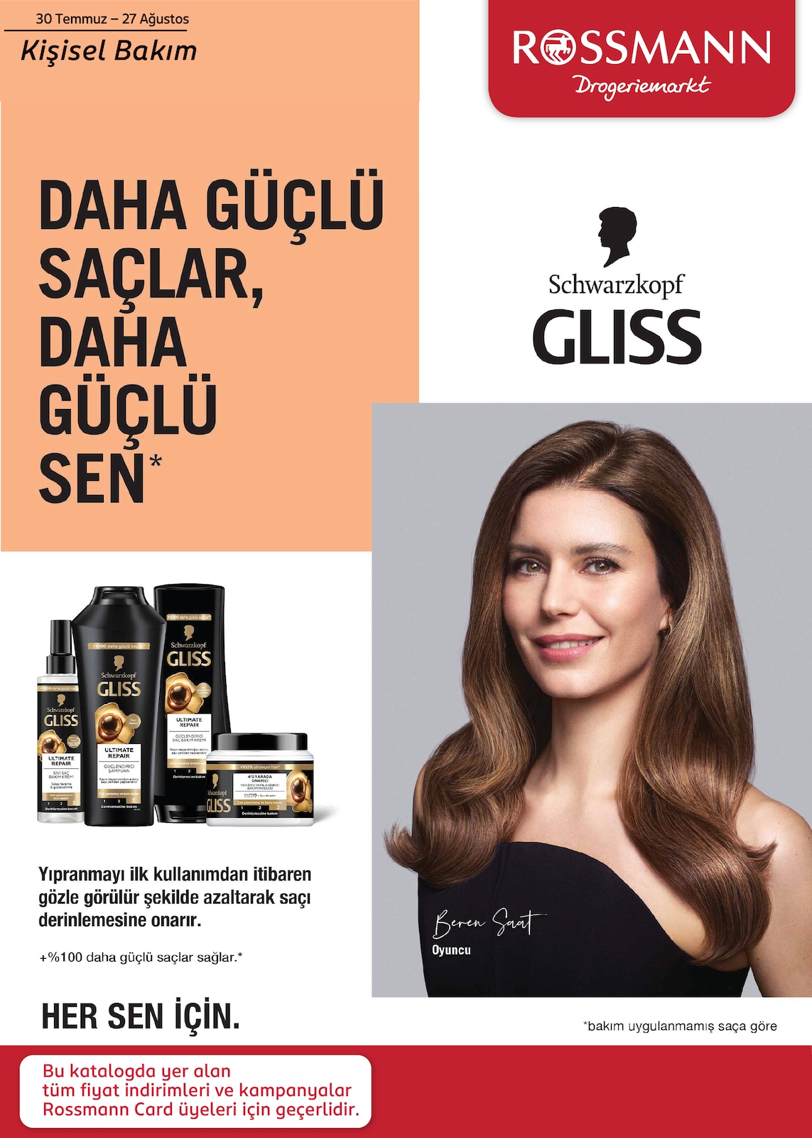 Rossmann 30 Temmuz 2026 Kozmetik Kataloğu