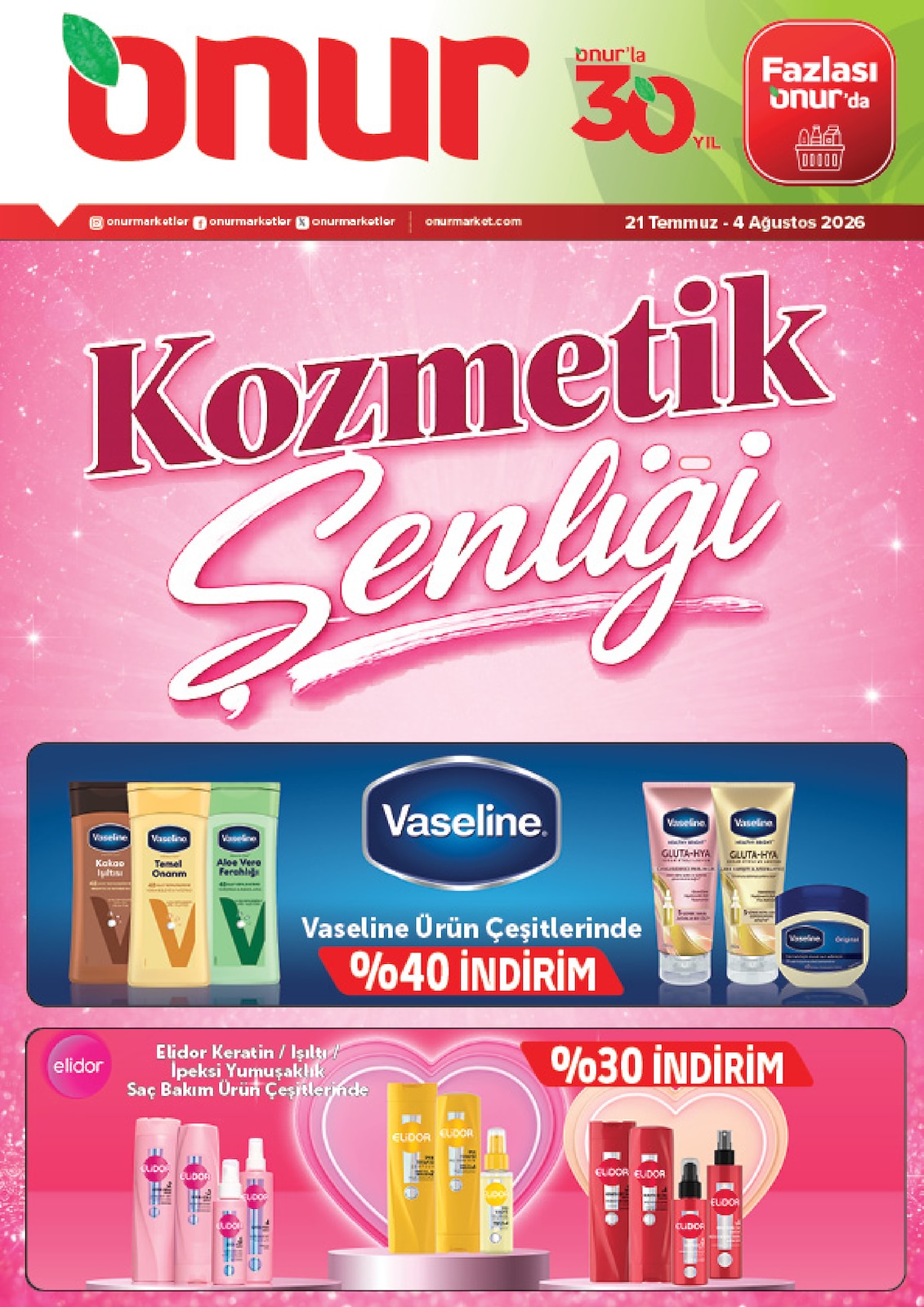 Onur Market 21 Temmuz 2026 Et ve Kasap İndirimleri