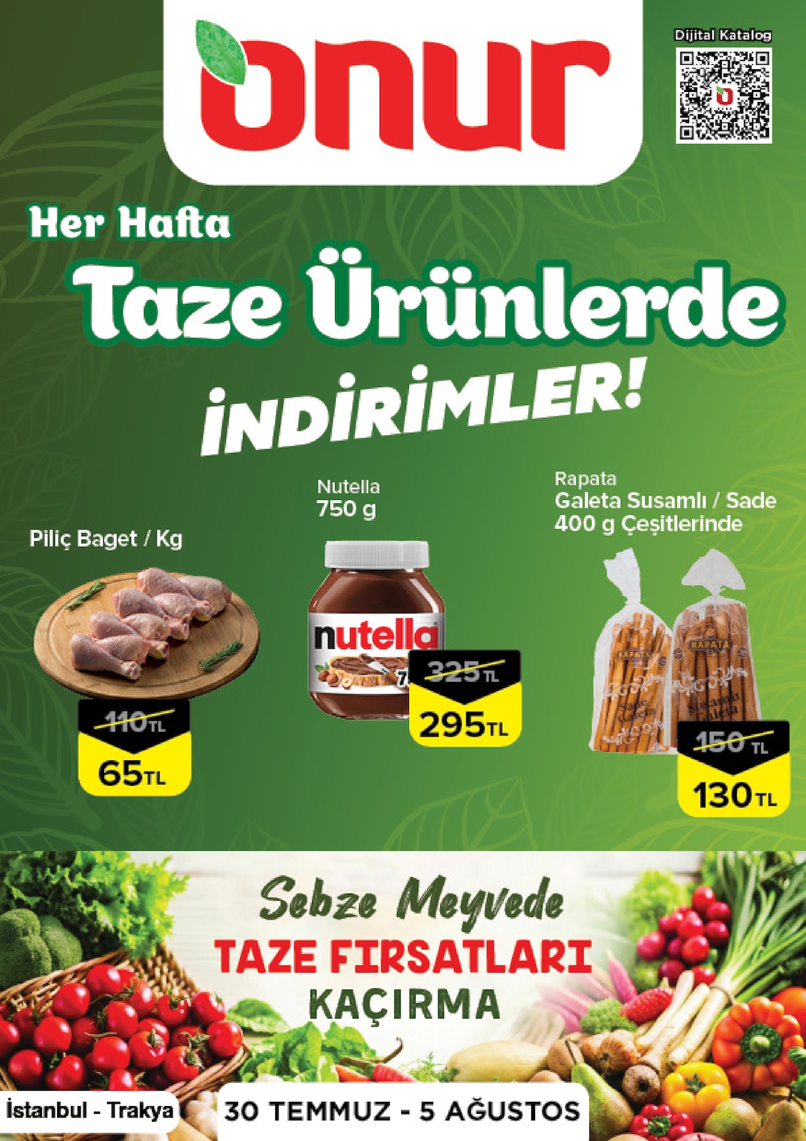 Onur Market 30 Temmuz 2026 Et ve Kasap İndirimleri