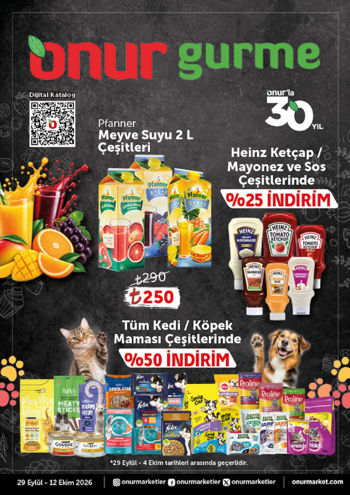 Onur Market 29 Eylül 2026 İndirim Kataloğu