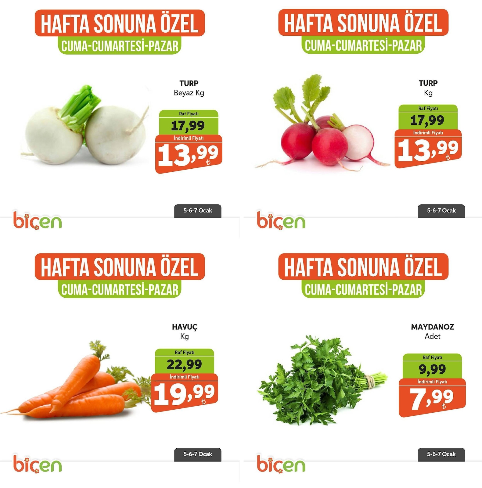 Biçen Market 5 Ocak 2024 Aktüel Kataloğu - Hafta Sonu İndirim Broşürü ...