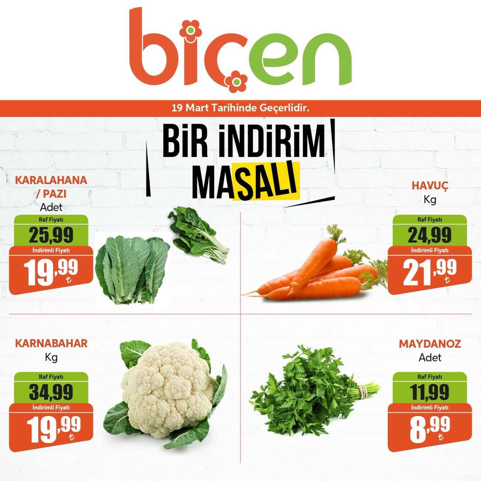 Bi En Market 19 Mart 2024 Akt El Katalo U Halk G N Ndirimleri   37219 323460 