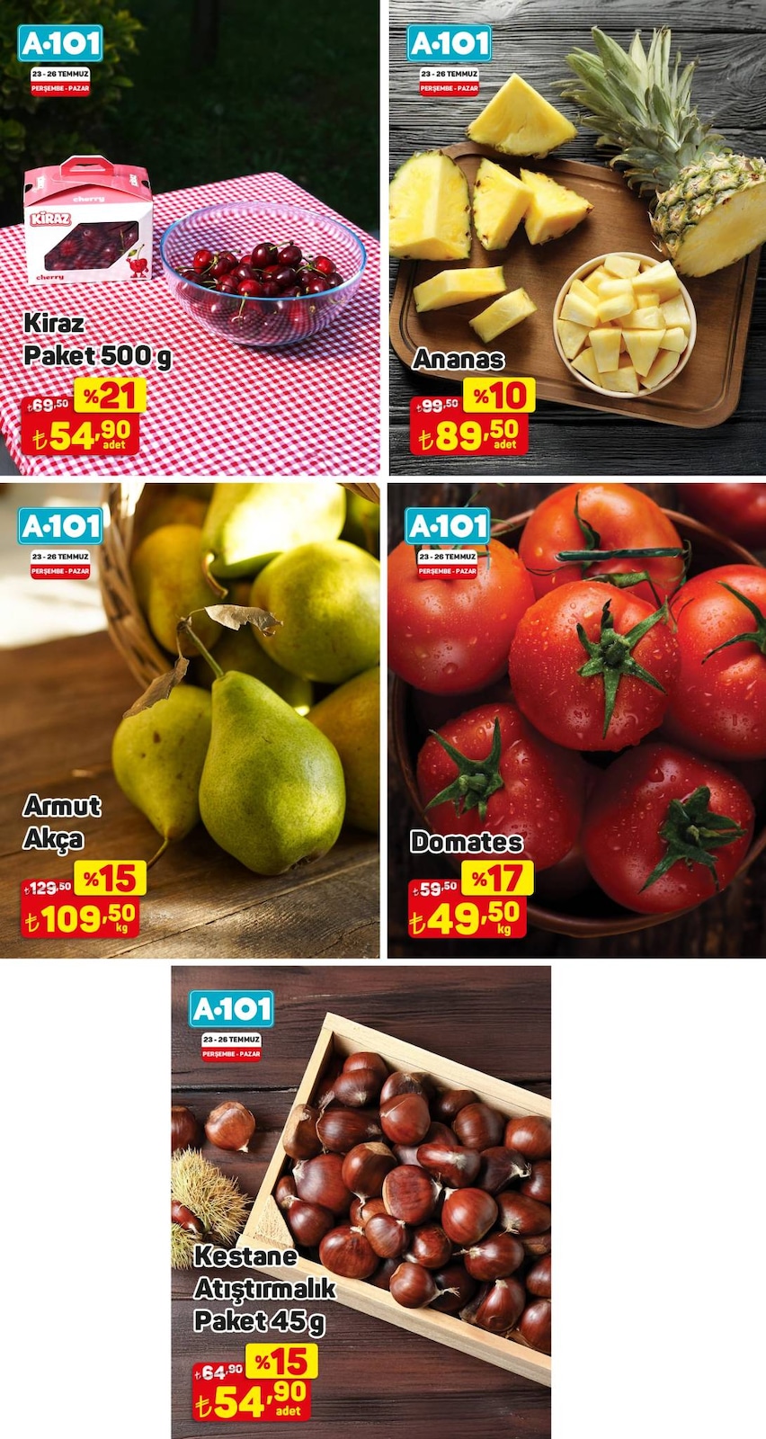 A101 23 Temmuz 2026 Instagram Fırsatları