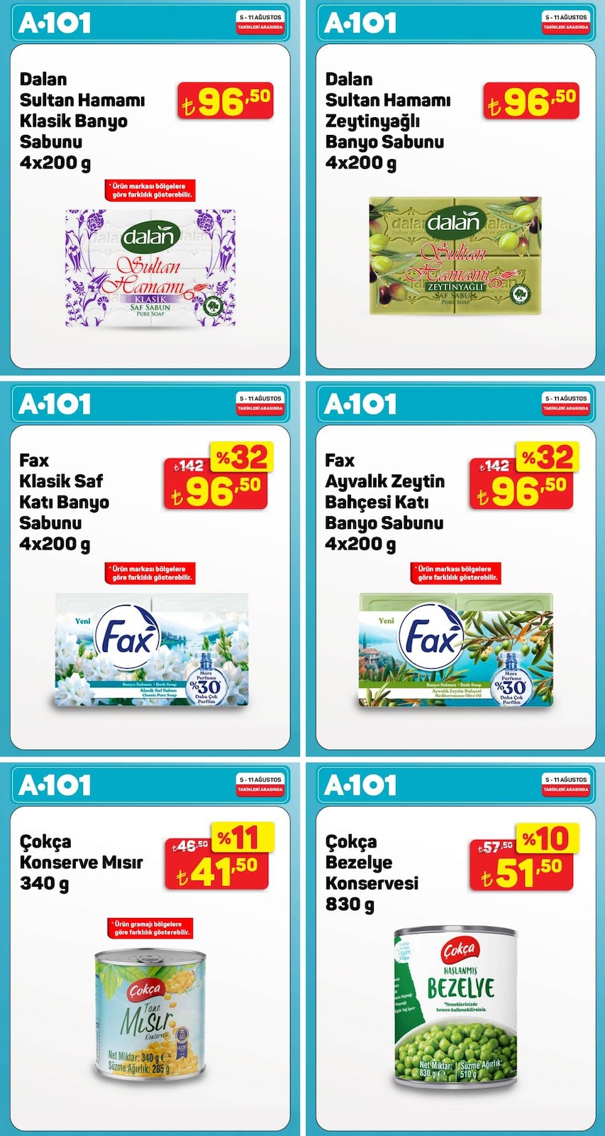 A101 5 Ağustos 2026 Instagram Fırsatları