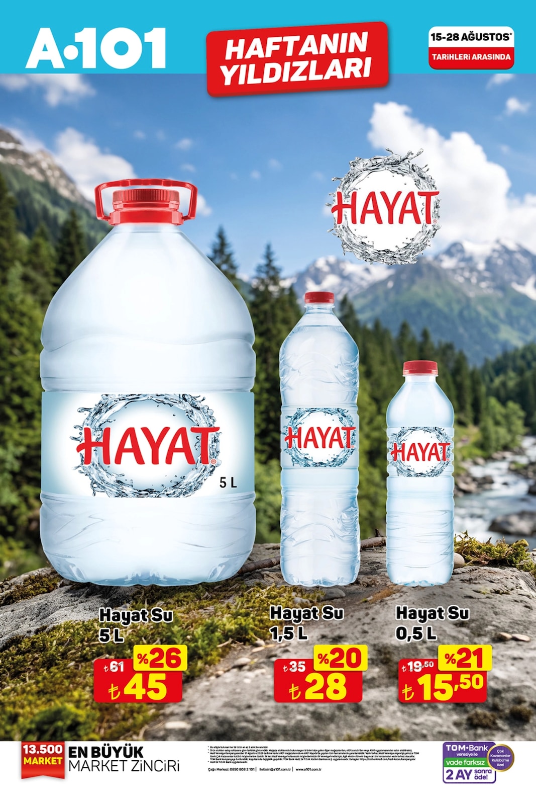 A101 15 Ağustos 2026 Haftanın Yıldızları