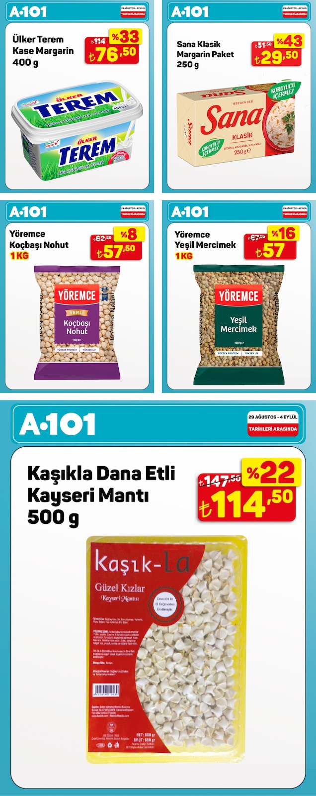 A101 29 Ağustos 2026 Instagram Fırsatları