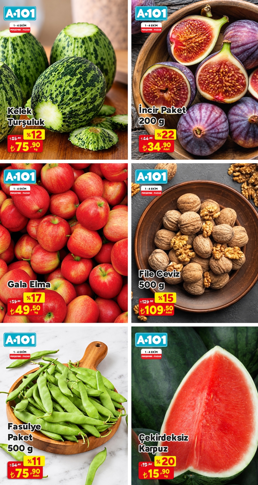 A101 1 Ekim 2026 Instagram Fırsatları
