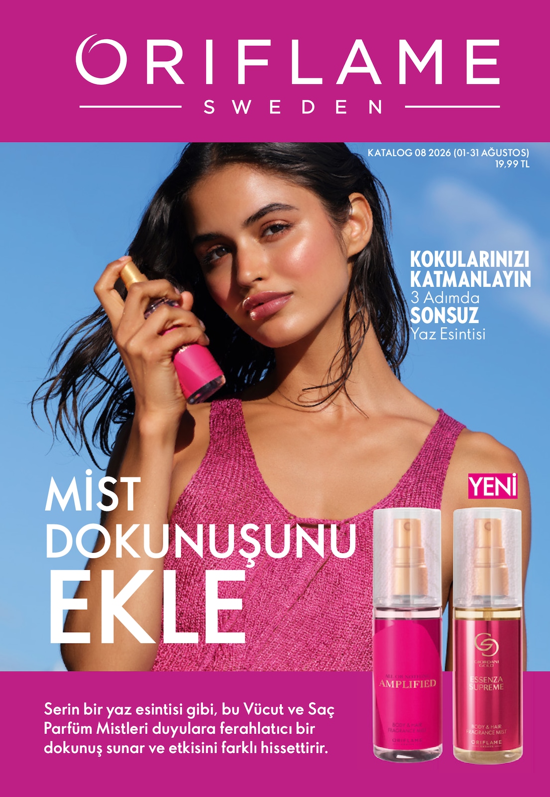 Oriflame 1 Ağustos 2026 İndirim Kataloğu