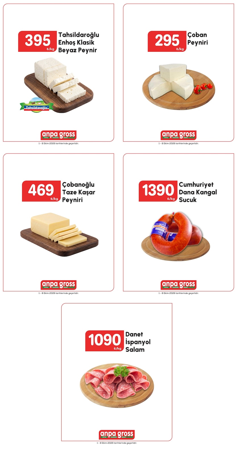 Anpa Gross 1 Ekim 2026 İndirim Kataloğu