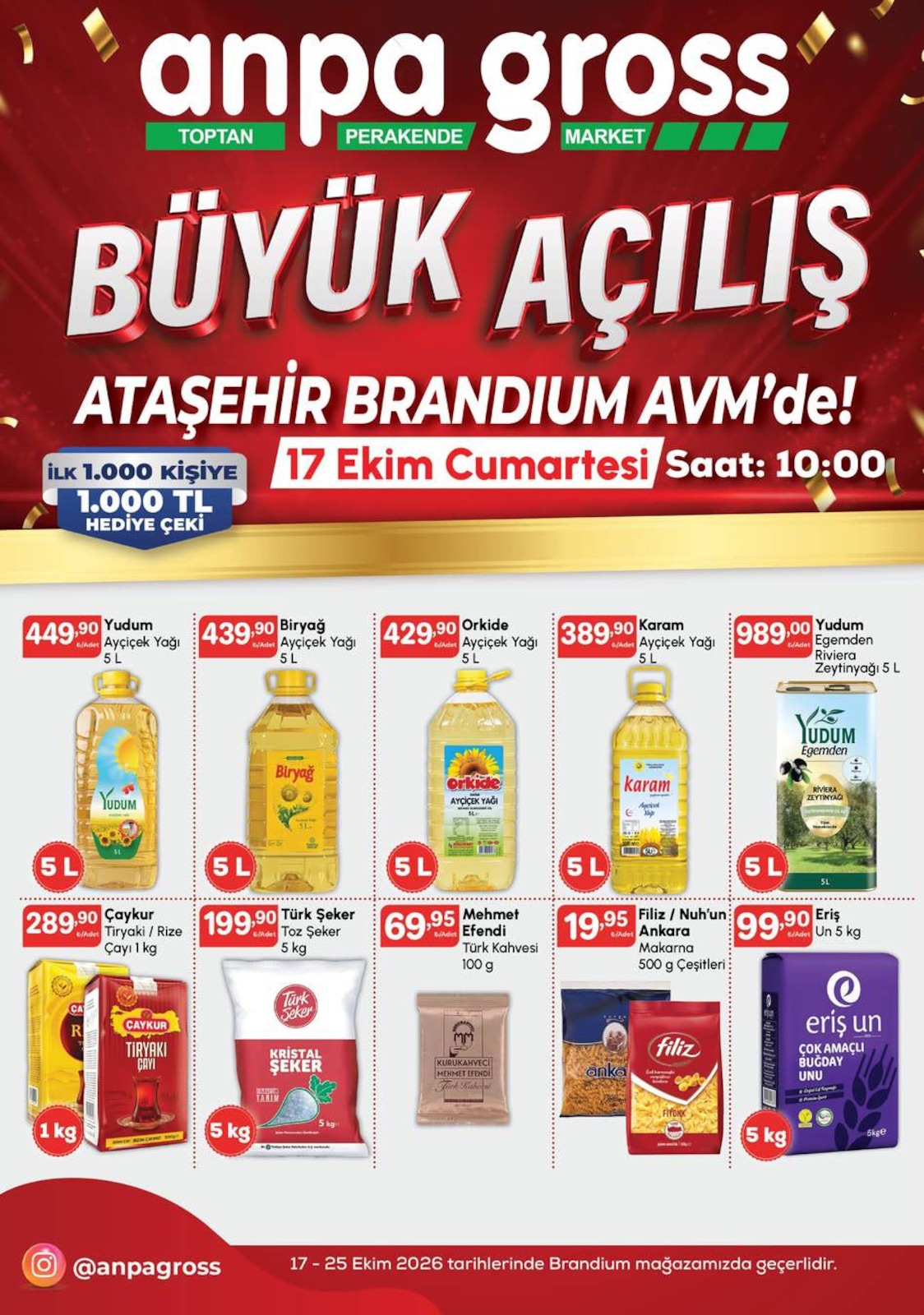 Anpa Gross 17 Ekim 2026 Aktüel Katalog
