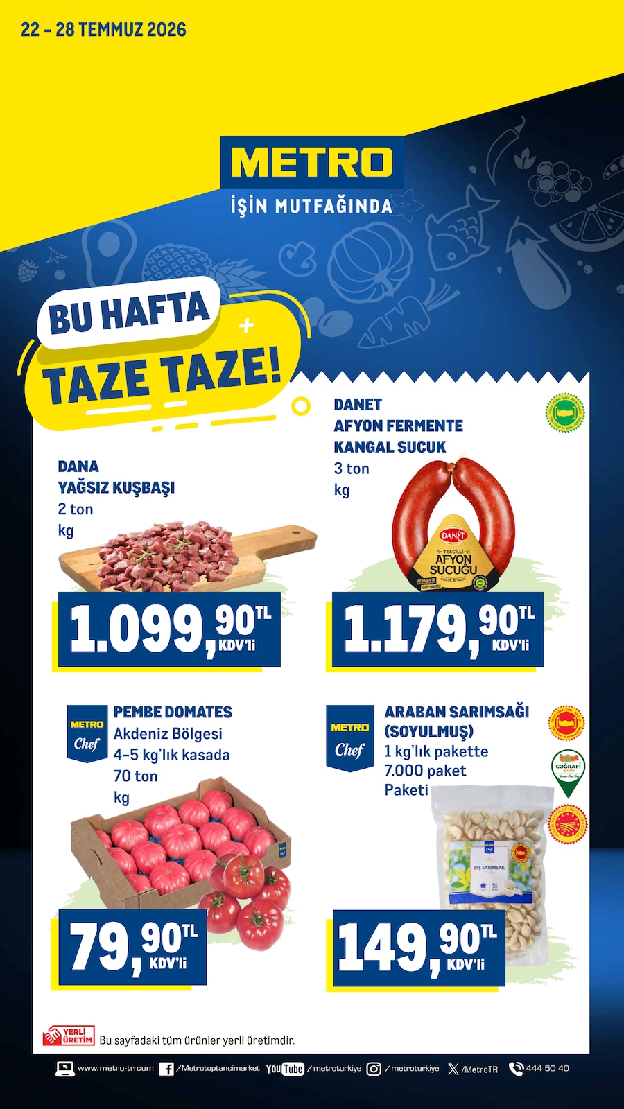 Metro 22 Temmuz 2026 Aktüel Katalog