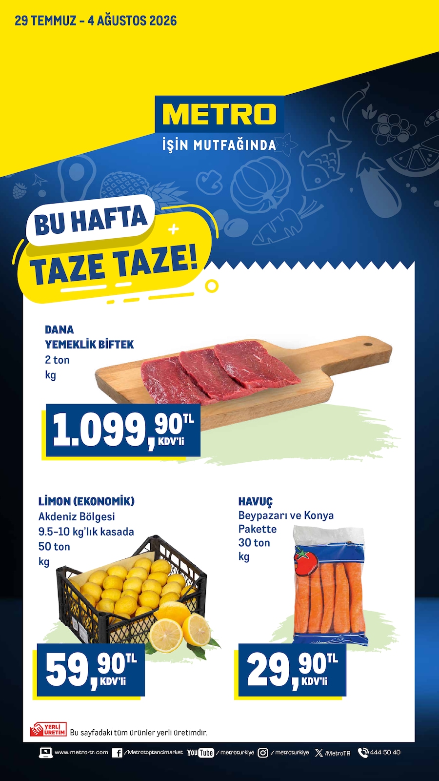 Metro 29 Temmuz 2026 Aktüel Katalog